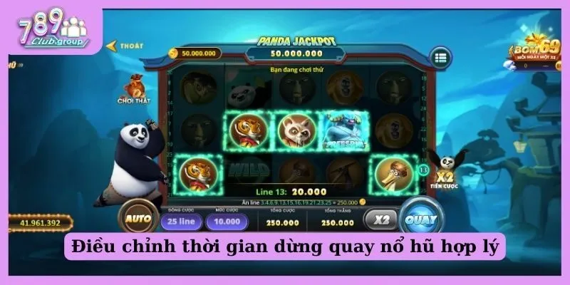 Điều chỉnh thời gian quay nổ hũ B29 hợp lý