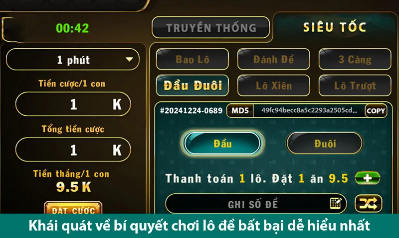 Tham khảo các bí quyết chơi lô đề bất bại cho đề thủ 